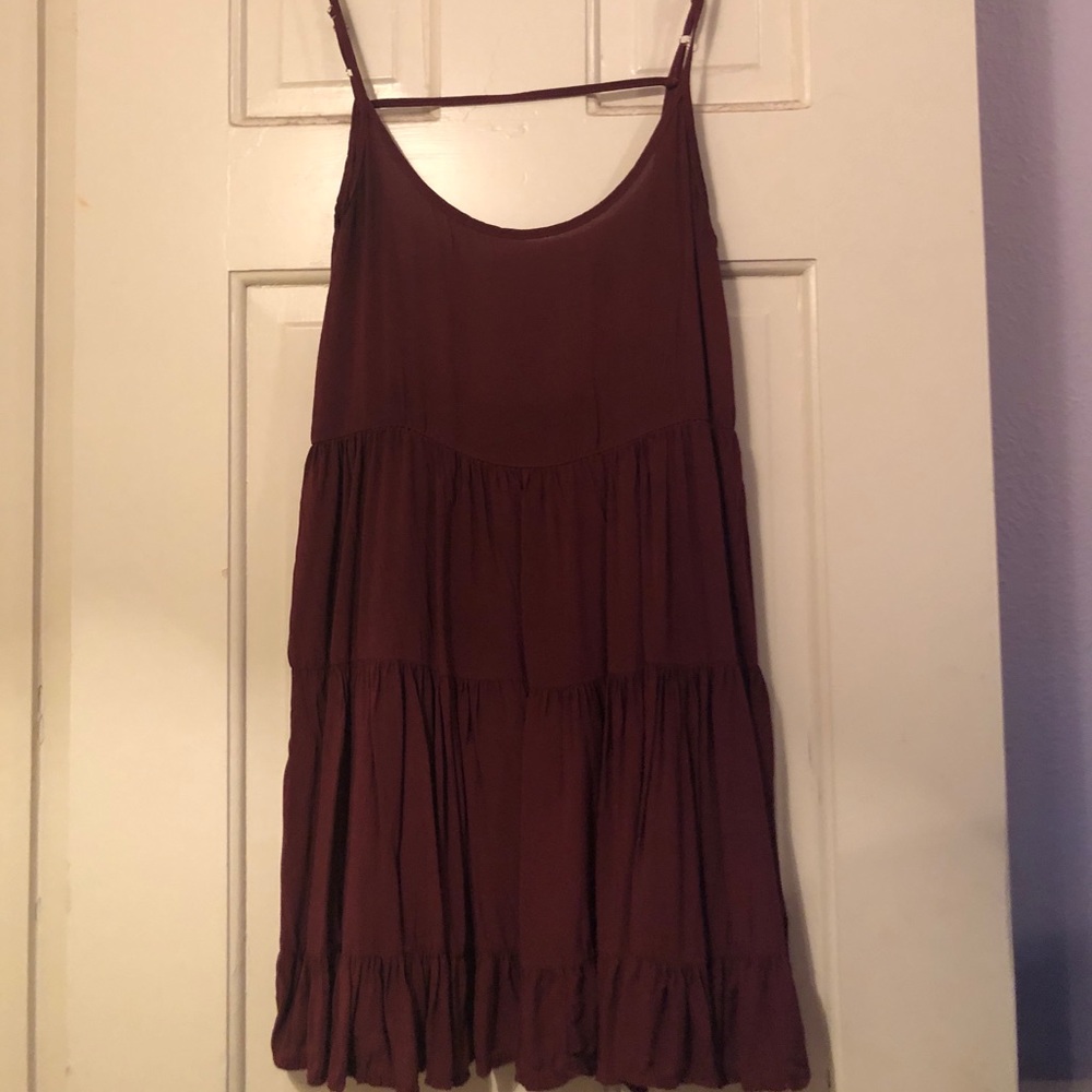 Brandy Melville Maroon Dress